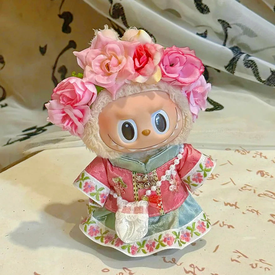 Royal Hanfu-Inspired Labubu Outfit 👑🌸