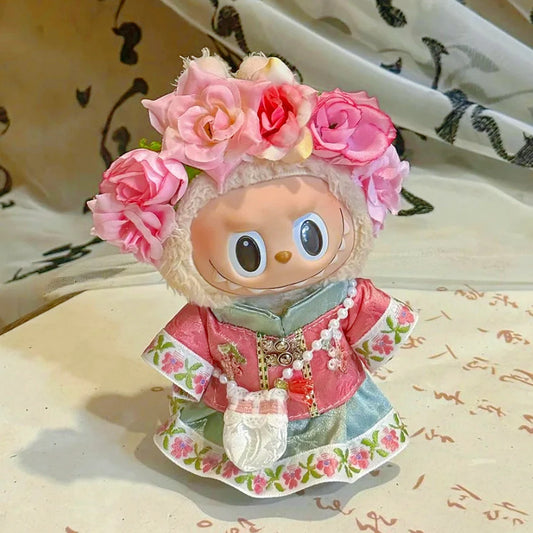 Royal Hanfu-Inspired Labubu Outfit 👑🌸