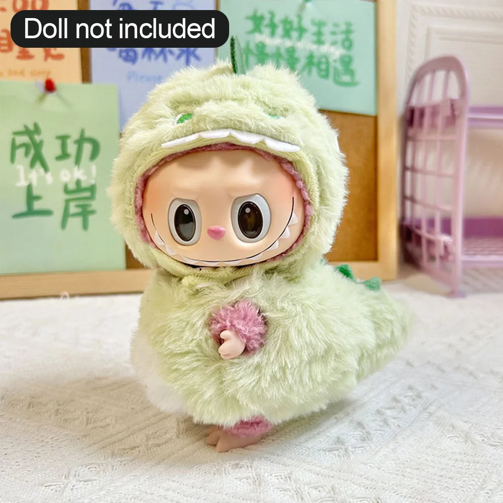 Labubu Dinosaur Costume – Green Plush Outfit 🦖