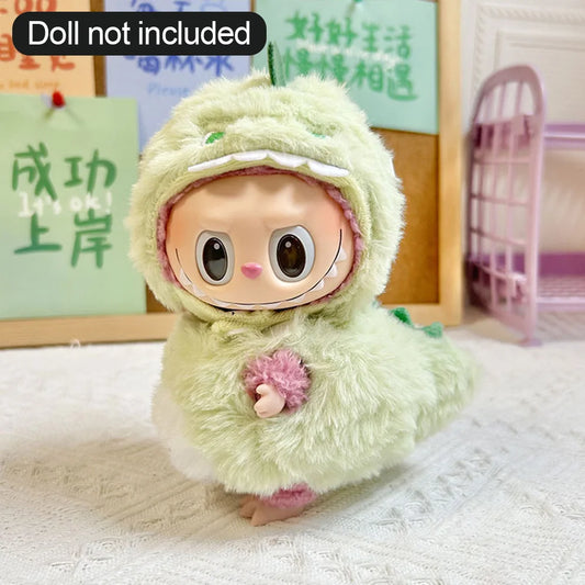 Labubu Dinosaur Costume – Green Plush Outfit 🦖