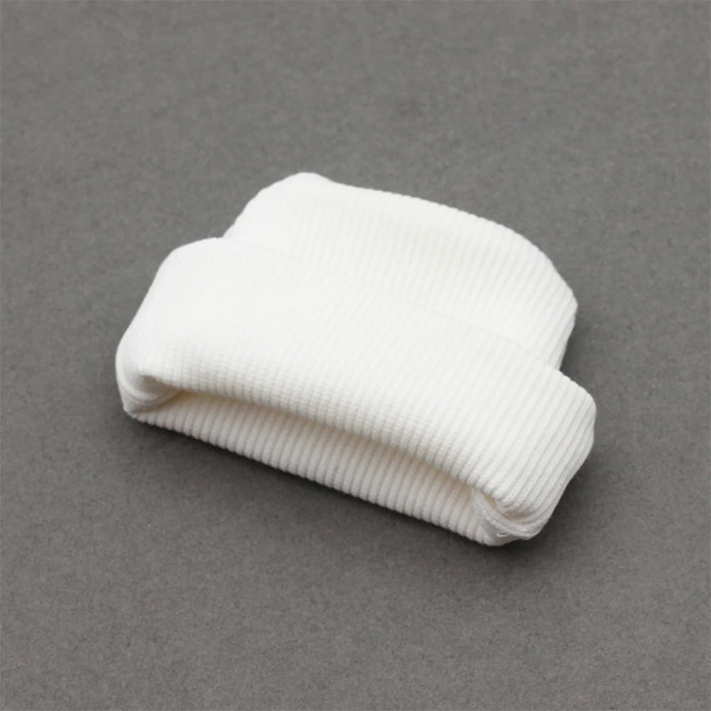 Labubu Beanie Hat Accessory – White Knit Cap