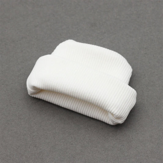 Labubu Beanie Hat Accessory – White Knit Cap