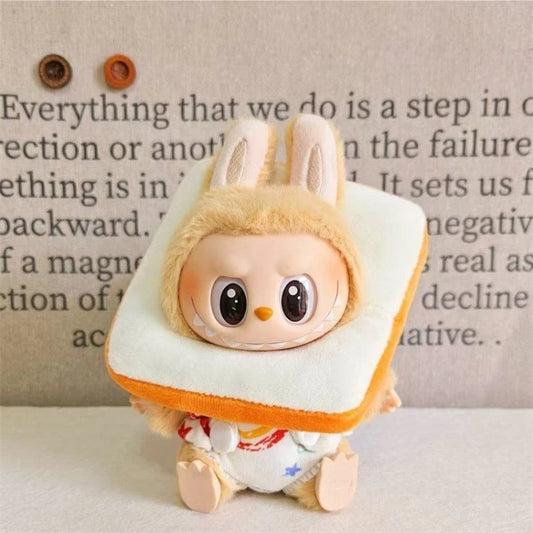 Labubu Toast Outfit – Plush Doll Costume (17cm)