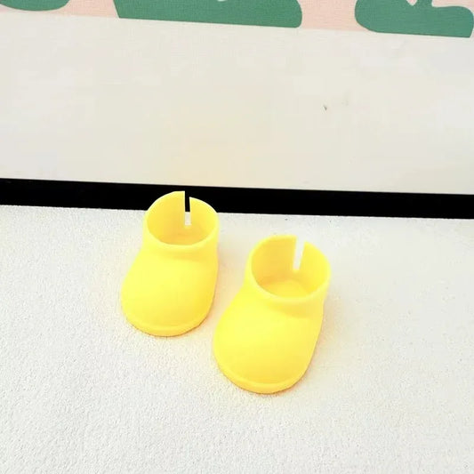 Yellow Rubber Boots for 15–17cm Labubu