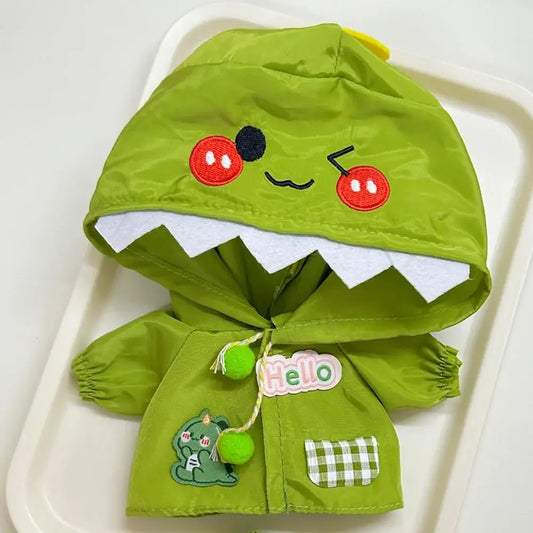 Labubu Dinosaur Hoodie Outfit – Green 🦖✨