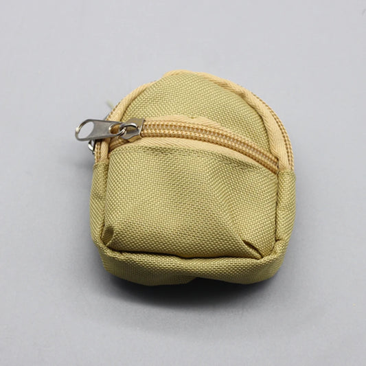 Mini Canvas Backpack for Labubu – Yellow