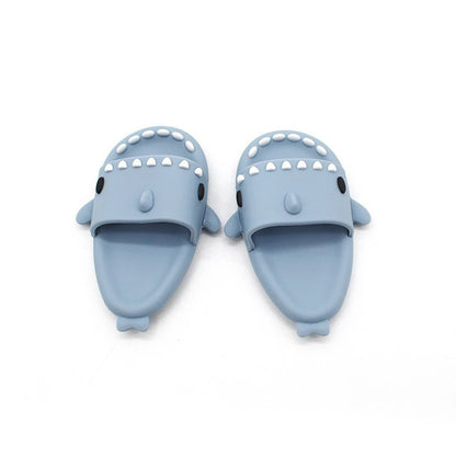 Shark Slippers for Labubu Dolls – Shark Blue