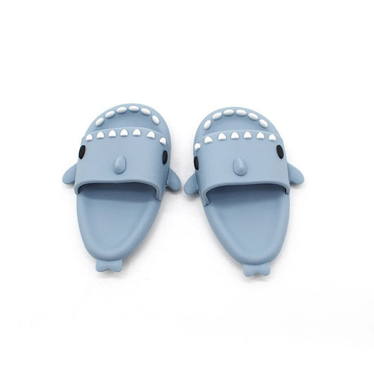 Shark Slippers for Labubu Dolls – Shark Blue