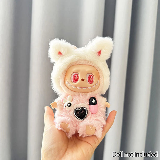 Sweet Pink Bunny Outfit for Labubu 🐰💖